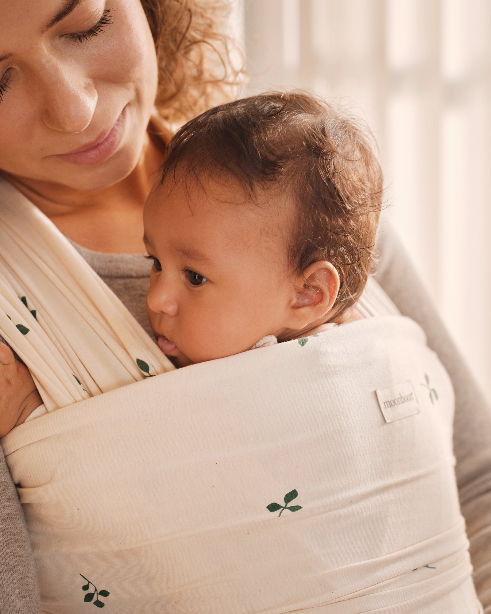 Baby Wraaapper Baby Wrap for Newborns in Organic Cotton | Moonboon